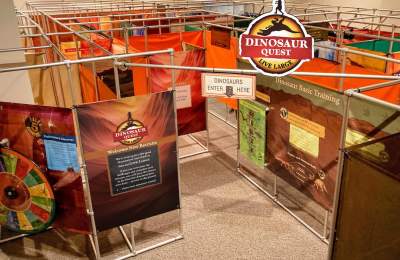 Pictures of Dinosaur Quest Exhibit