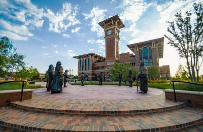 Peace Plaza Grapevine Main Station
