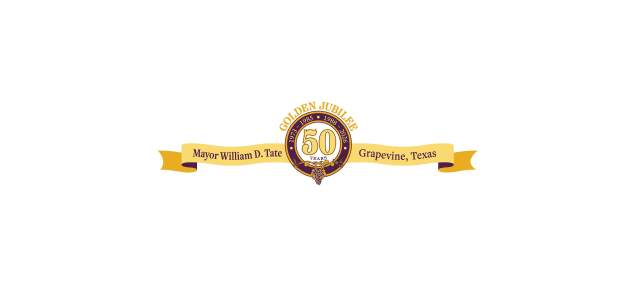 Graphic for Grapevine Mayor William D. Tate's Golden Jubilee Celebration