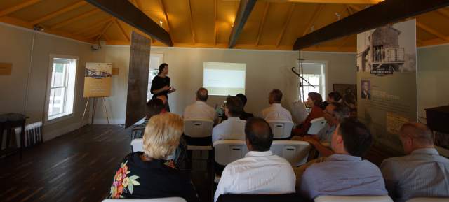 Tour being given in Grapevine, Texas