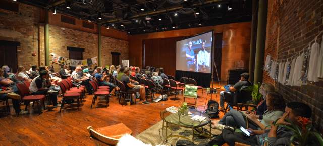 Meeting held at the Lancaster Theater at the Palace Arts Center in Grapevine, Texas