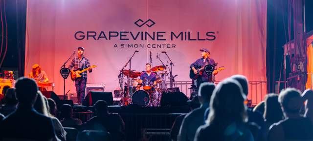 Band performing on GrapeFest Main Stage