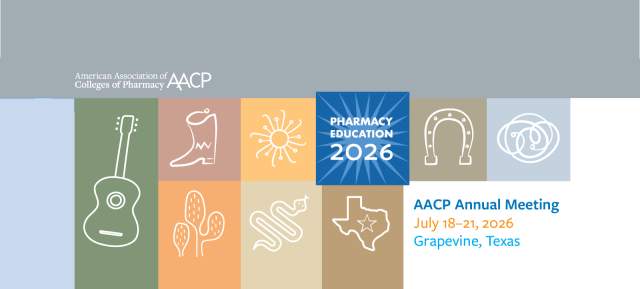 Graphic for Pharmacy Education 2026 held at Gaylord Texan Resort in Grapevine, Texas
