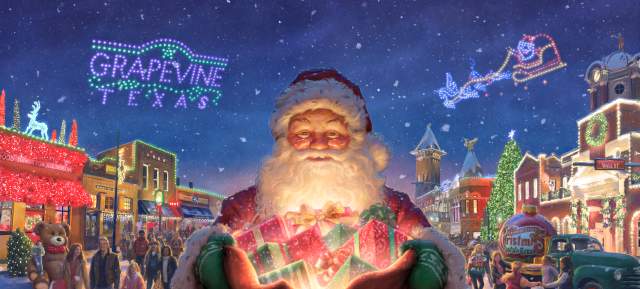 Graphic for the Christmas Capital of Texas in Grapevine, Texas