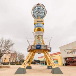 Statue in front of Grapevine Mills Mall entrance