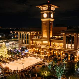 Drone footage of Carol of Lights