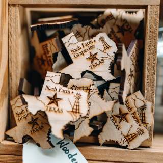 Nash Farm Texas Shaped Magnets