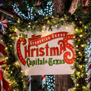 Christmas Capital of Texas Sign