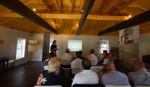 Tour being given in Grapevine, Texas