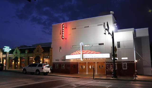Exterior view of Palace Arts Center in Grapevine, Texas