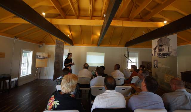 Tour being given in Grapevine, Texas