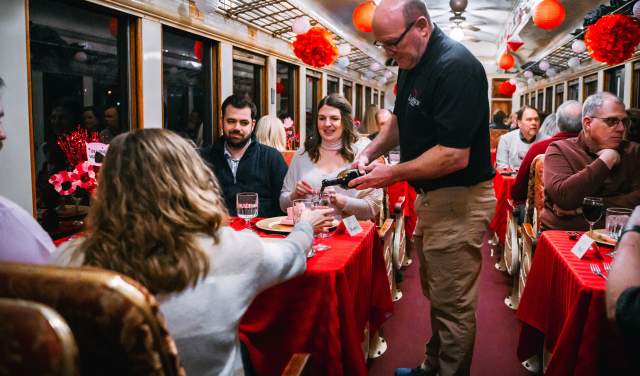 Grapevine Vintage Railroad's Sweetheart Wine Train