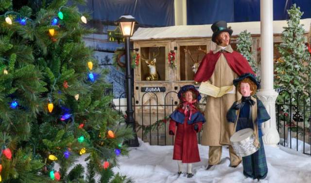 Hometown Christmas Exhibit in Grapevine, Texas during Christmas Capital of Texas