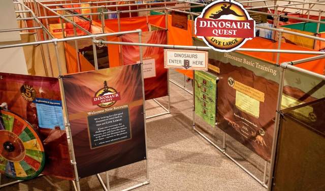 Pictures of Dinosaur Quest Exhibit