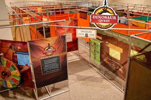 Pictures of Dinosaur Quest Exhibit