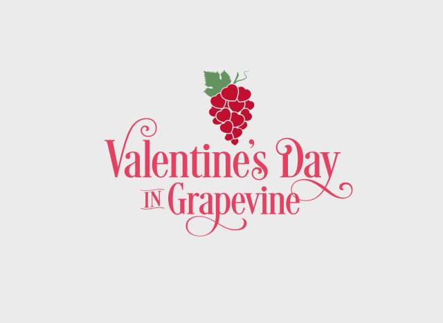 Graphic for Valentine's Day in Grapevine, Texas