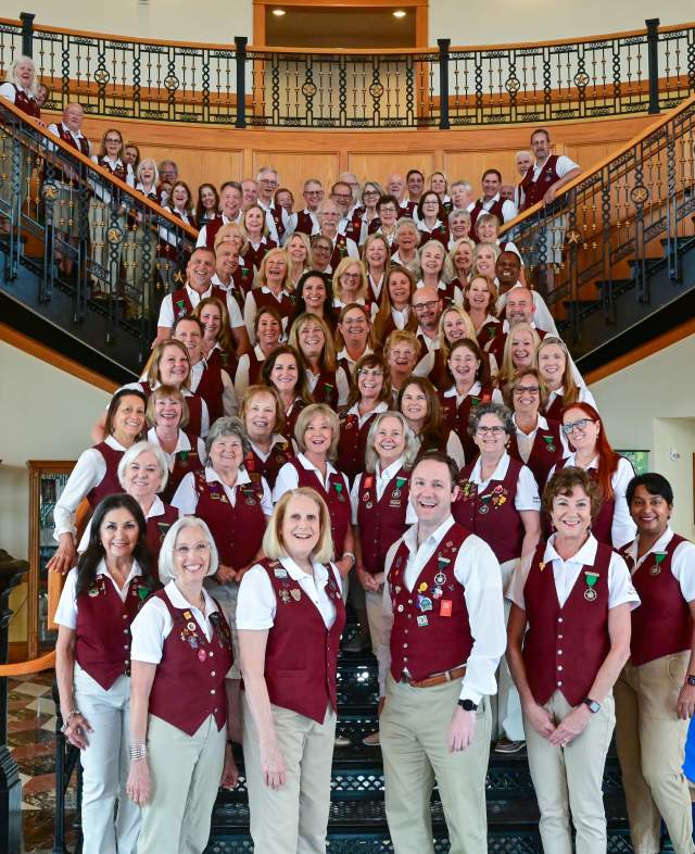 A group photo of the Grapevine Wine Pouring Society for 2025