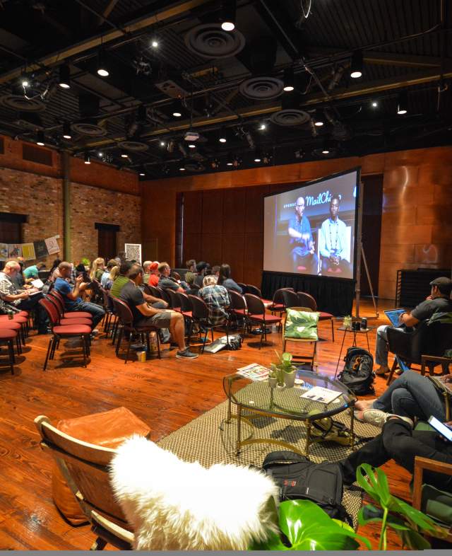Meeting held at the Lancaster Theater at the Palace Arts Center in Grapevine, Texas