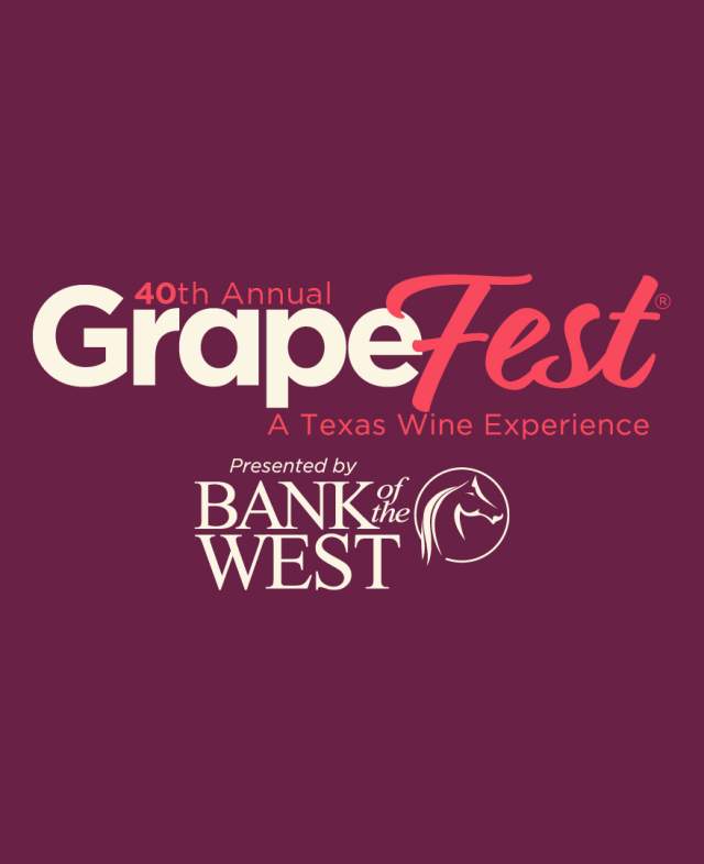 Graphic for the 40th Annual GrapeFest in Grapevine, Texas