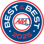 Logo for American Bus Association Best of the Best for 2025