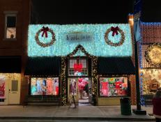 Ohh la la! in Grapevine decorated during Christmas Capital of Texas