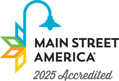 Graphic for Main Street America accreditation for Grapevine, Texas