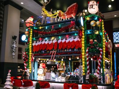 Holly Jolly Bar at Harvest Hall during Christmas Capital of Texas in Grapevine