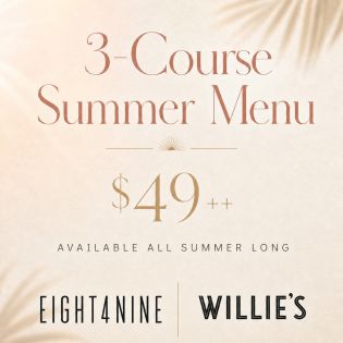 $49 Summer 3-course Menu