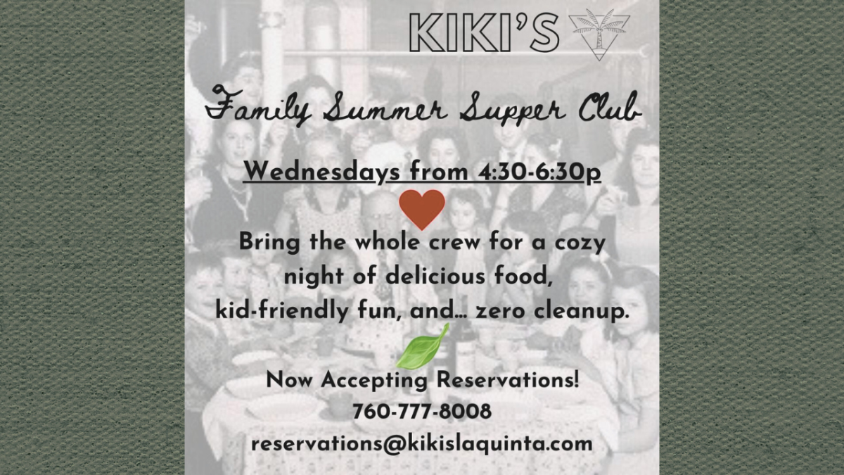 Family Summer Supper Club