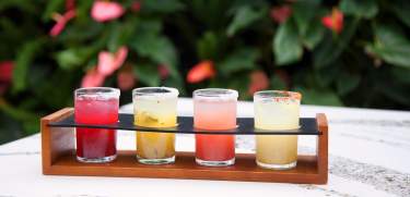 margarita flight at tac/quila palm springs