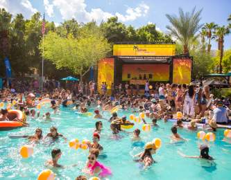 The Dinah at The Margaritaville Hotel. The Dinah is the world's largest lesbian and queer women event