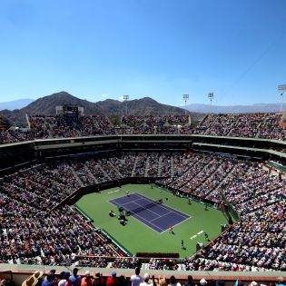 Indian Wells Tennis Garden during BNP Paribas