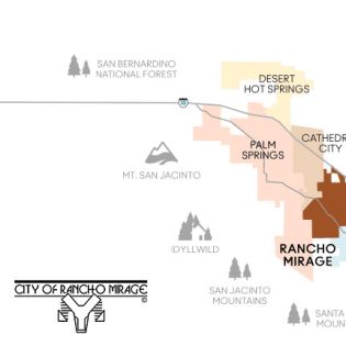 Directions to Rancho Mirage Map