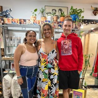 Dutchess Sanchez with her children