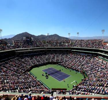 Indian Wells Tennis Garden during BNP Paribas