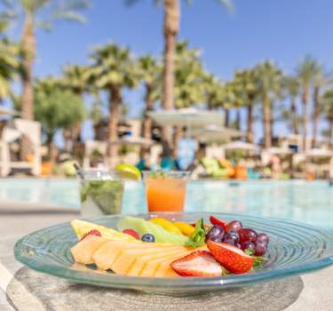 Poolside bites at Hyatt Regency Indian Wells Resort & Spa