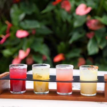 margarita flight at tac/quila palm springs