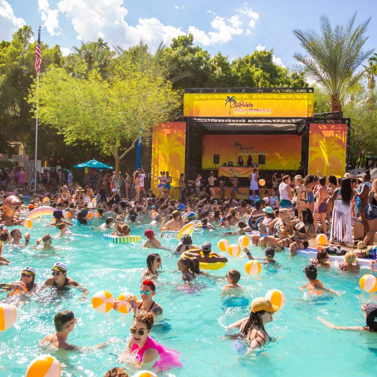 The Dinah at The Margaritaville Hotel. The Dinah is the world's largest lesbian and queer women event