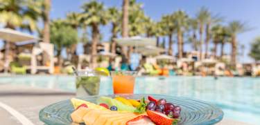 Poolside bites at Hyatt Regency Indian Wells Resort & Spa