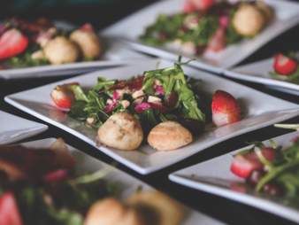 Food tastings at the 2023 Palm Desert Food & Wine Festival.