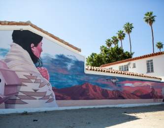 Mural by artist Nate Frizzel in Old Town La Quinta