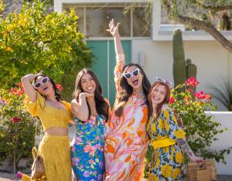 Gal pals in Palm Springs