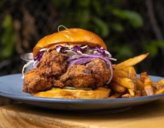 A plate of food from Ace Hotel & Swim Club