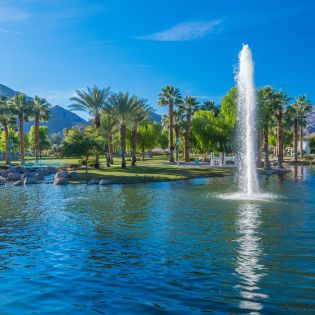 Fountain at the La Quinta Civic Center