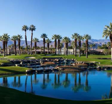 Signature golf hole palm springs