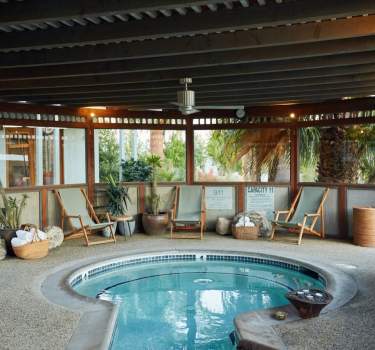 A mineral spa at The Springs Resort & Spa in Desert Hot Springs.