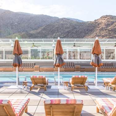 Rooftop pool at The Kimpton Rowan Palm Springs