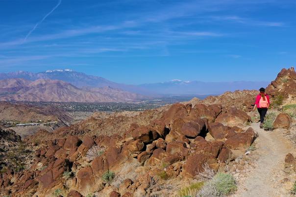 Hiking through the canyons in Greater Palm Springs.