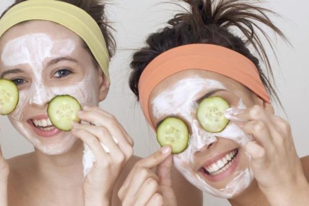 Spa Face Masks & Cucumbers