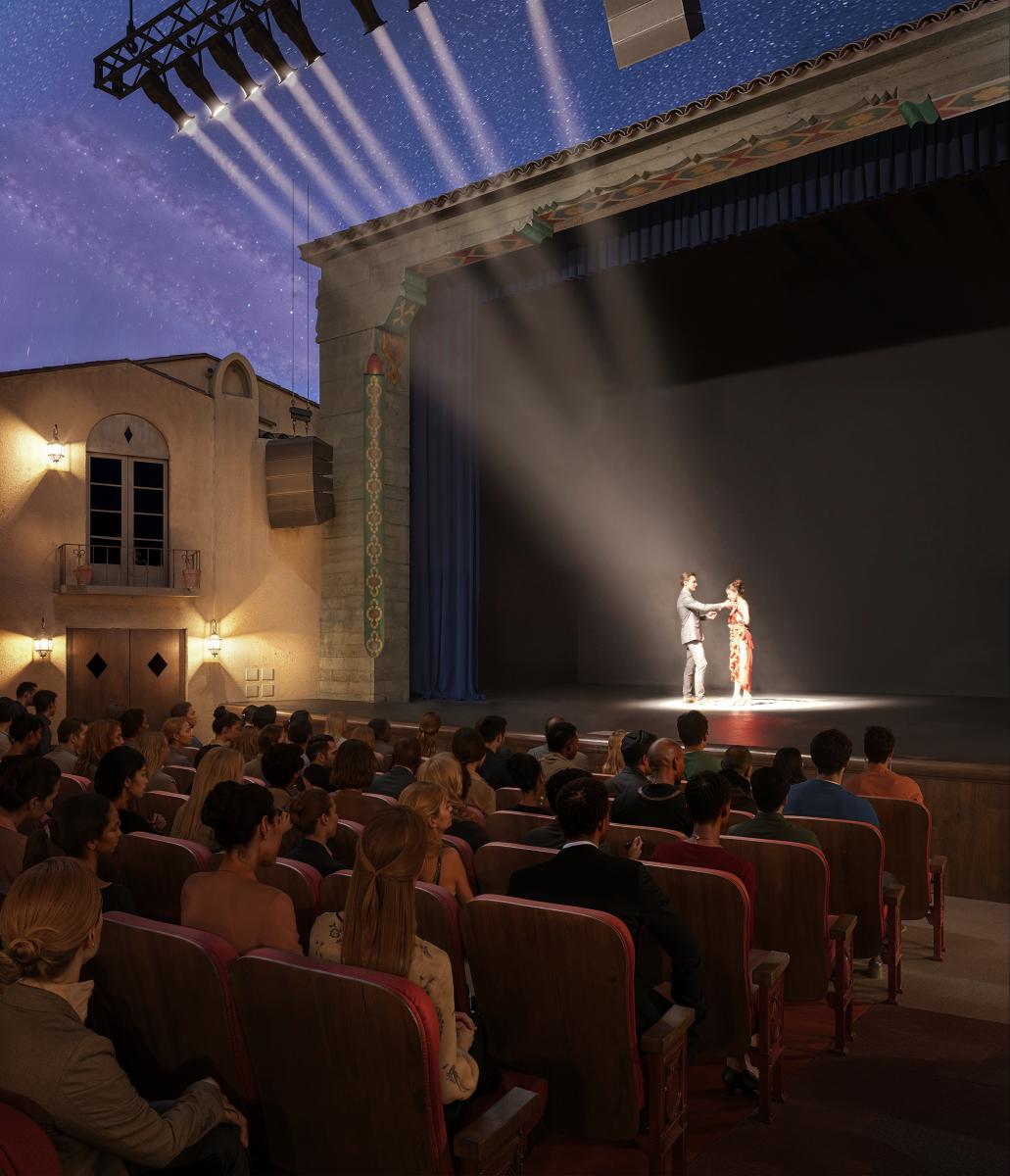 Rendering of Plaza Theater Performance-Interior